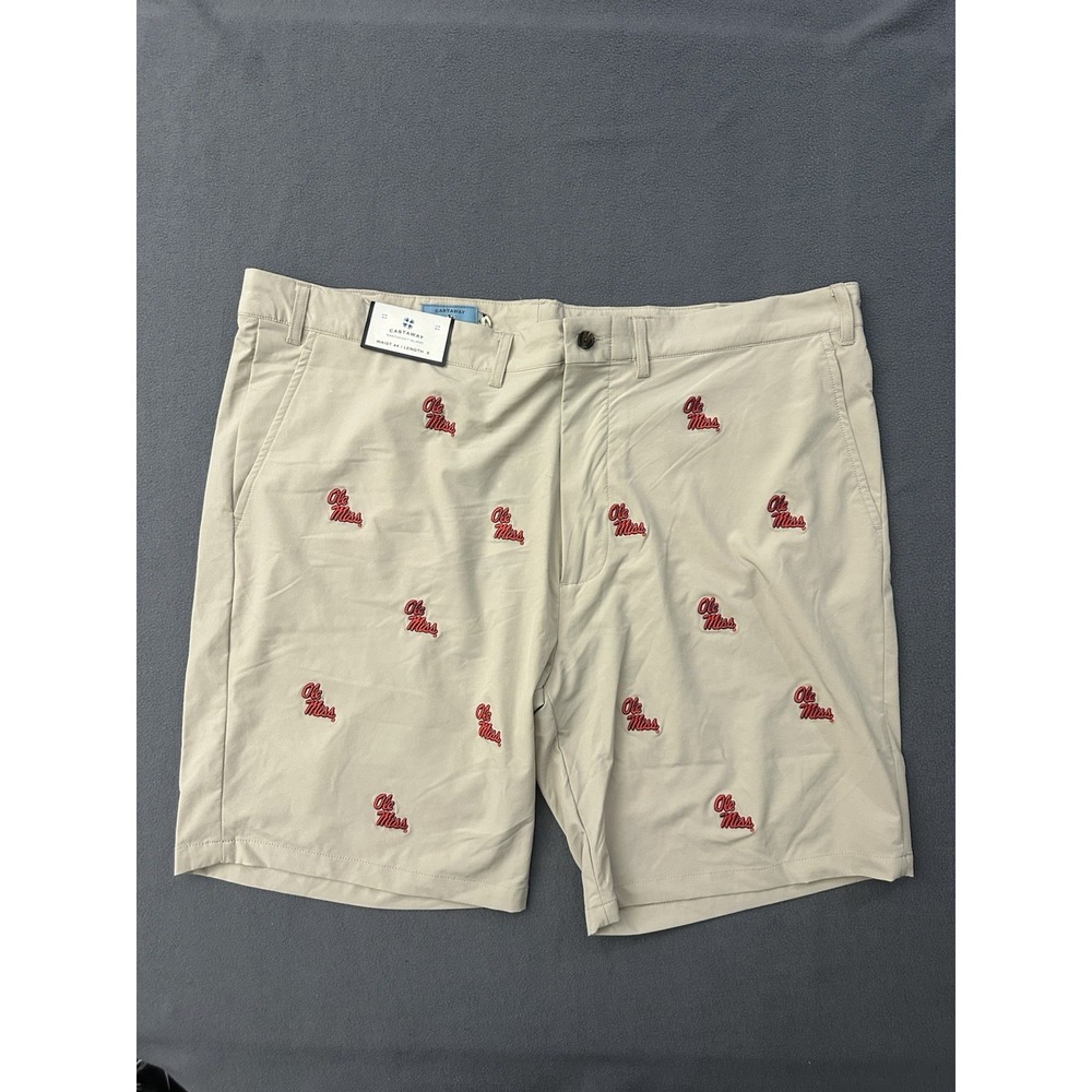 Castaway Men's Ole Miss Rebels Embroidered Stretch Shorts Men's Size 44